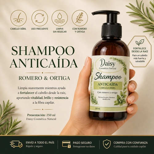 DAISY Shampoo Anticaída y Crecimiento