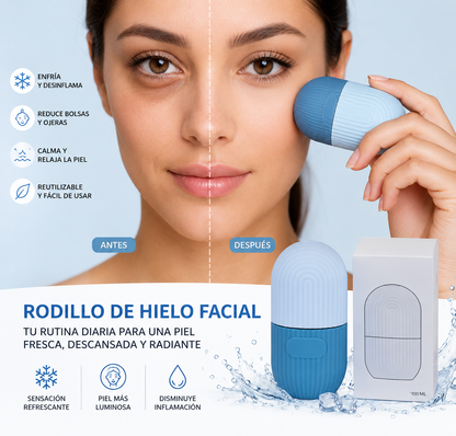 Depilador de cejas + Rodillo facial de hielo.